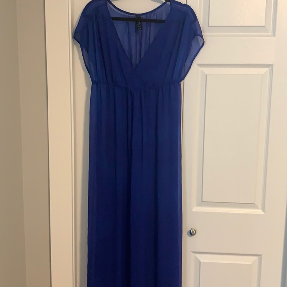 Cobalt Blue Swim Coverup - Picture 2 of 2